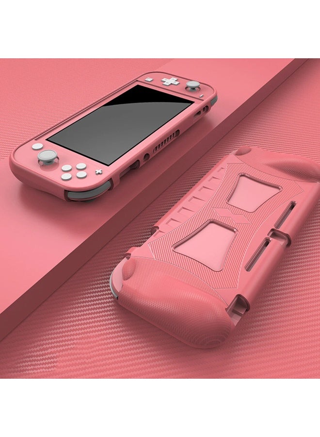 Chabeia Pink Silicone TPU Shockproof Protection Full Case Cover Shell for Nintendo Switch Lite Soft with Ergonomic Grip - Image 4