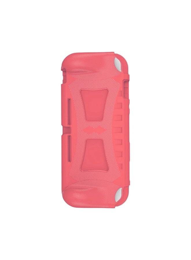 Chabeia Pink Silicone TPU Shockproof Protection Full Case Cover Shell for Nintendo Switch Lite Soft with Ergonomic Grip - Image 2