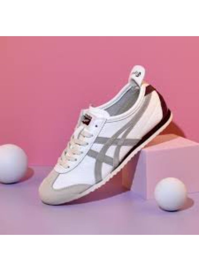 Onitsuka Tiger أونيتيكا تايجر مكسيكو 66 أبيض رمادي توت - Image 2