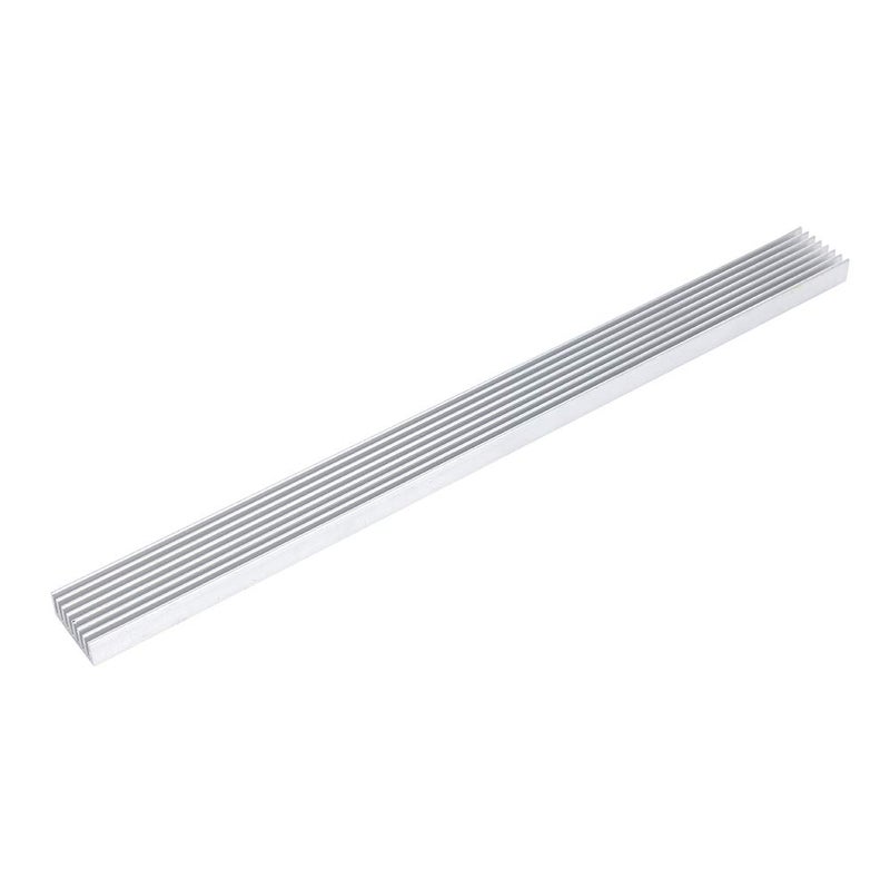 WALFRONT Aluminum Heat Sink, High Thermal Conductivity 8 Fins, 300x25mm for CPU Cooling and LED Emitters - Image 3