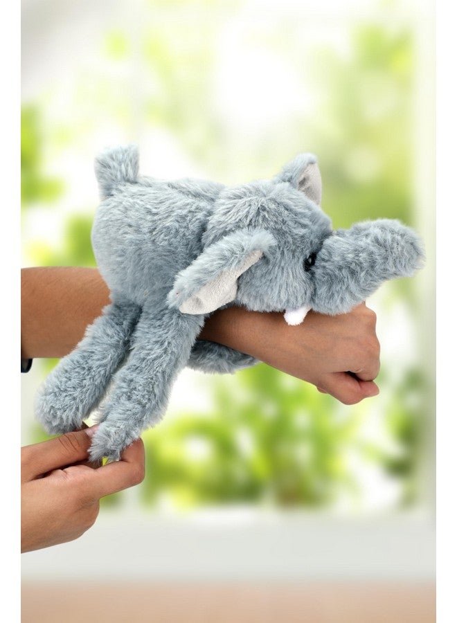 Webby Plush Elephant Slap Bracelet For Party Favors | Hug Animal | Stuffed Animals | Huggers Slap Bracelets Plush Toy | Christmas Birthday Gift Party Surprise For Kids And Adults  - Image 2