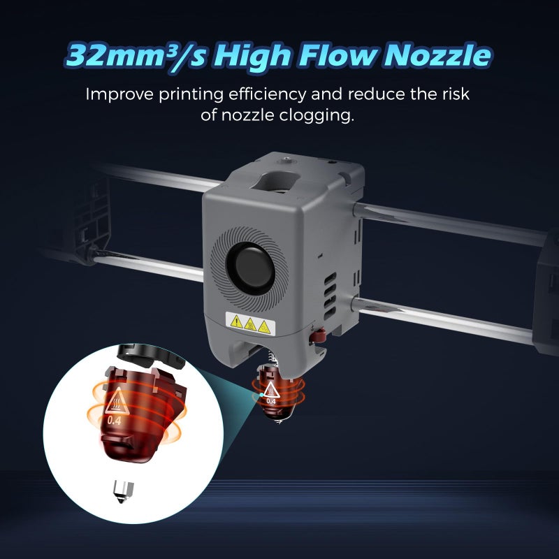 FLASHFORGE Adventurer 5M Pro Entire Extruder Assembly, with 0.4mm High Flow 32mmÂ³/s Nozzle, Adventurer 5M Extruder, 3D Printer Part for Stable High-Speed Printing - Image 4