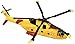 NewRay New Ray AgustaWestland AW101 EH101 Helicopter Yellow Canada Forces Search Rescue Sky Pilot Series 172 Diecast Model - Image 3