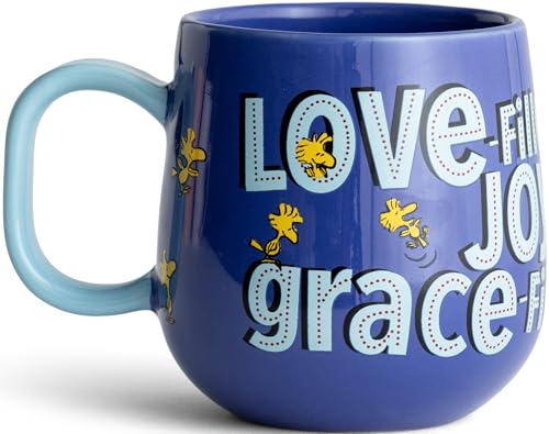 DaySpring - Peanuts - Love Joy Grace - 16oz Ceramic Mug - Image 1