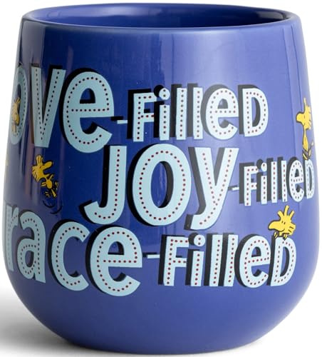 DaySpring - Peanuts - Love Joy Grace - 16oz Ceramic Mug - Image 3
