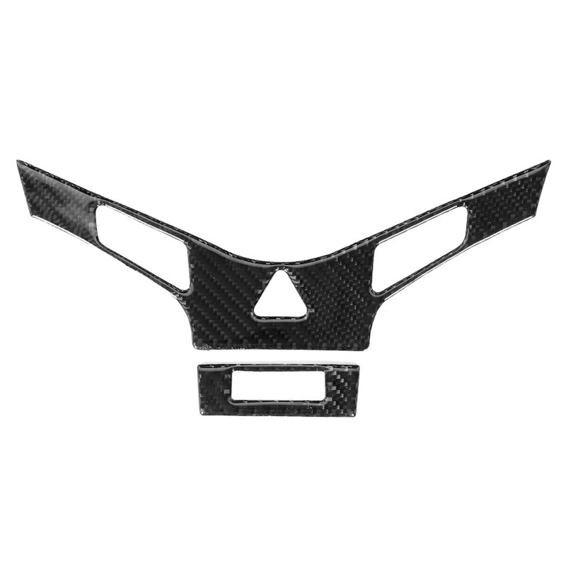 2Pcs Console Air Conditioning Panel Cover Carbon Fiber Trim Fit for Chevrolet Cruze 2009‑2015 - Image 1