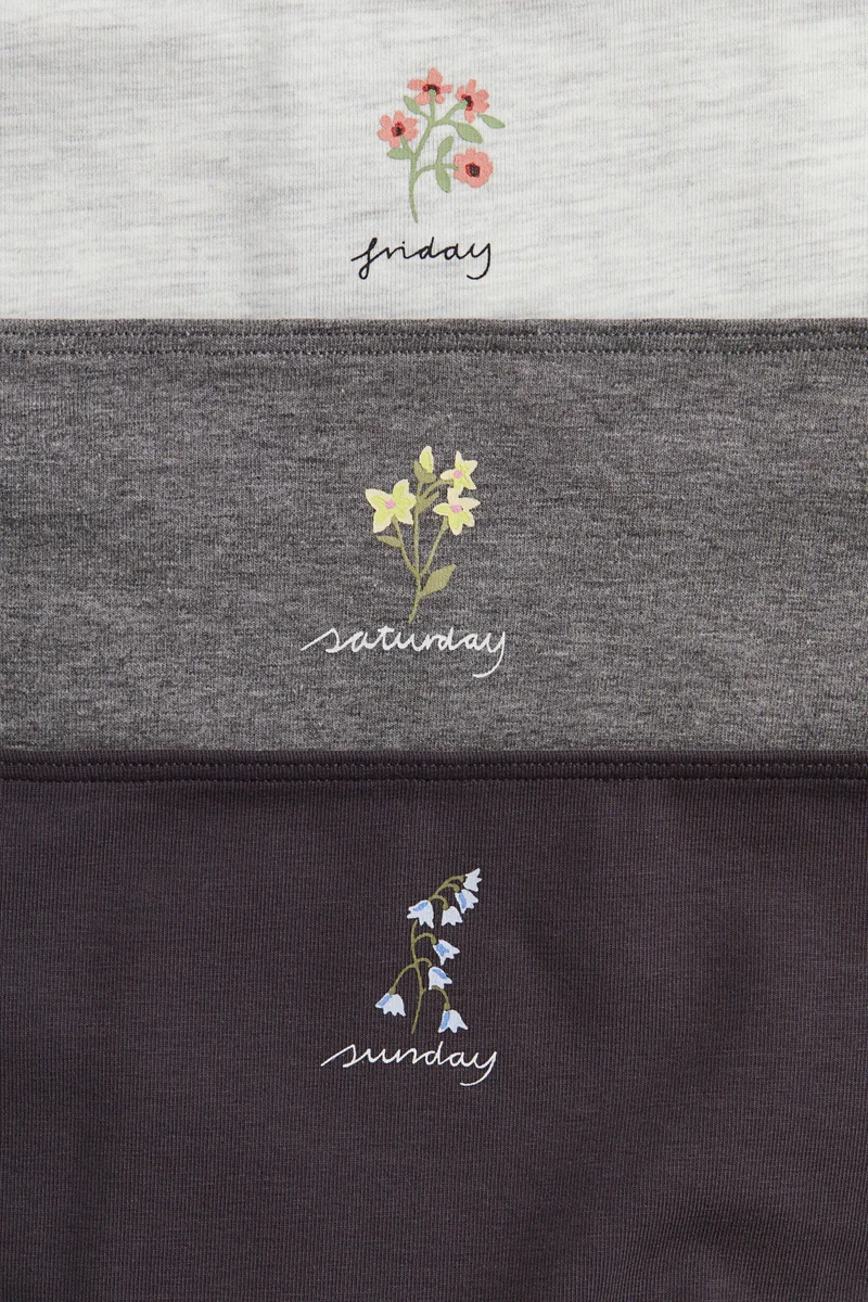 H&M 7-pack cotton hipster briefs