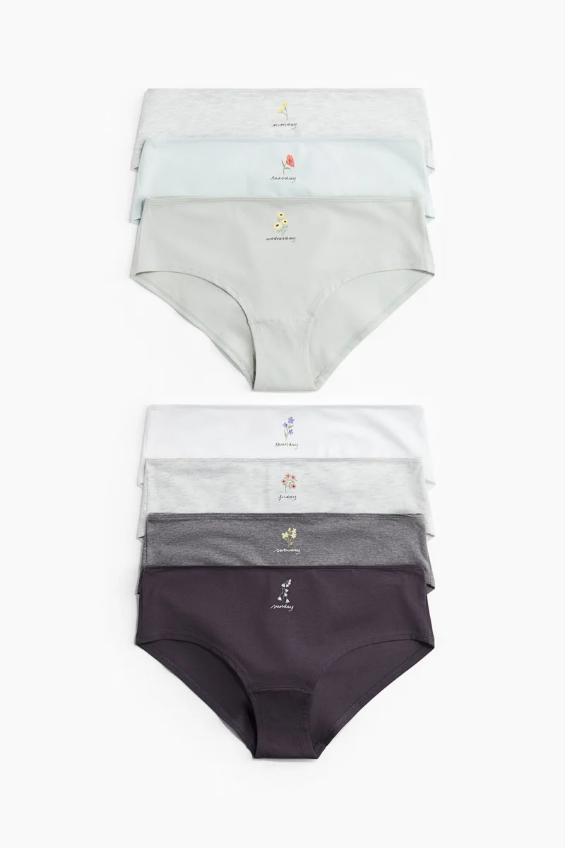 H&M 7-pack cotton hipster briefs