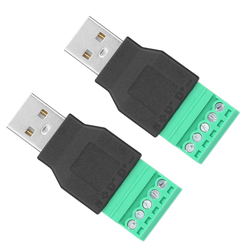 موصل طرفي USB 5A واجهة USB منخفضة التردد - سهلة التركيب مادة عازلة ABS للمعدات المزودة بمنافذ USB - Image 5
