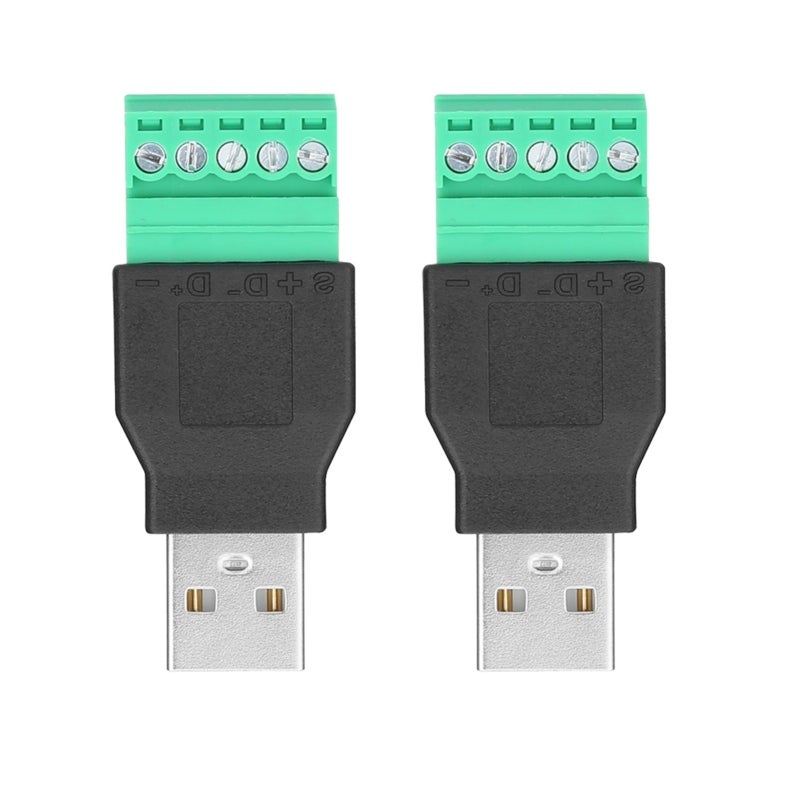 موصل طرفي USB 5A واجهة USB منخفضة التردد - سهلة التركيب مادة عازلة ABS للمعدات المزودة بمنافذ USB - Image 4