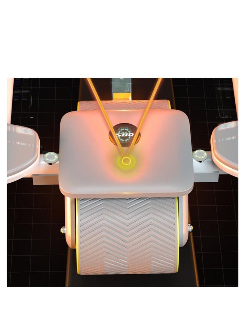Abdominal Fitness Wheel Automatic Rebound Elbow Support Men's Roll Sports Double Thin Belly Women's Flat - Image 5