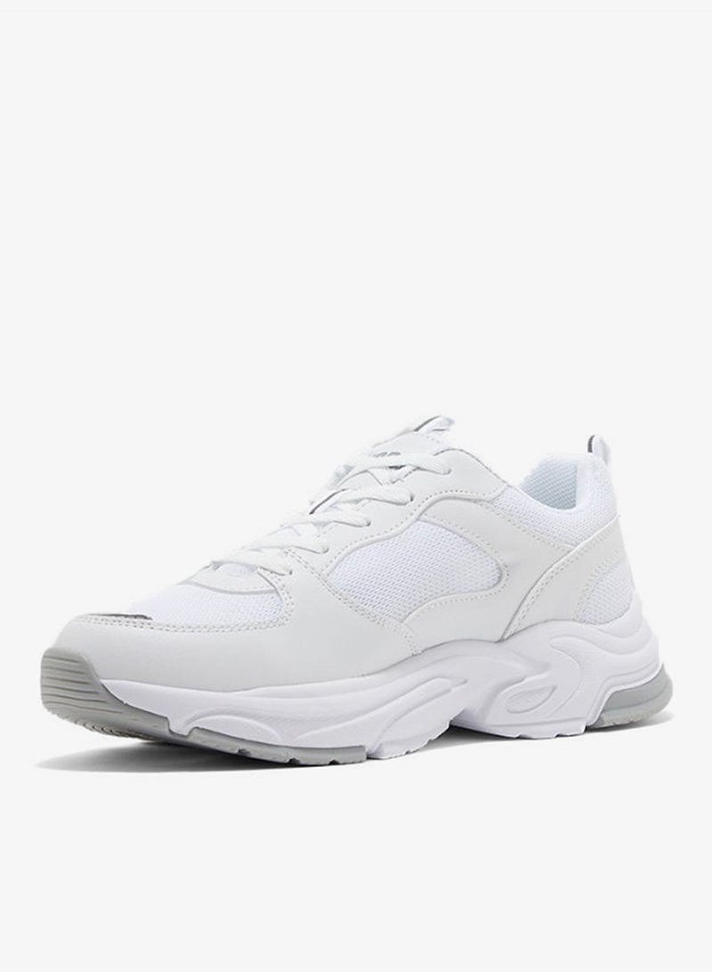 U.S. Polo Assn. Women’s SORLEY GLB 6FX Chunky Sole Sneakers - White & Gold - Image 2