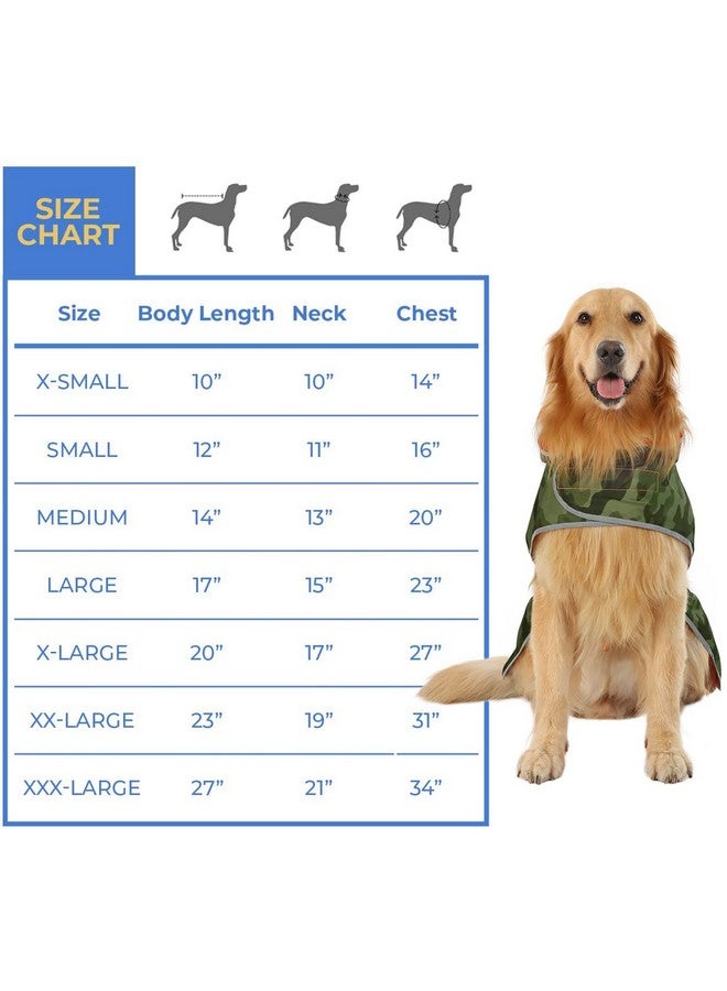 إتش دي إي معطف واق من المطر قابل للعكس للكلاب مع غطاء رأس واق من المطر للكلاب الصغيرة والمتوسطة والكبيرة، لون أصفر - Xxl - Image 3