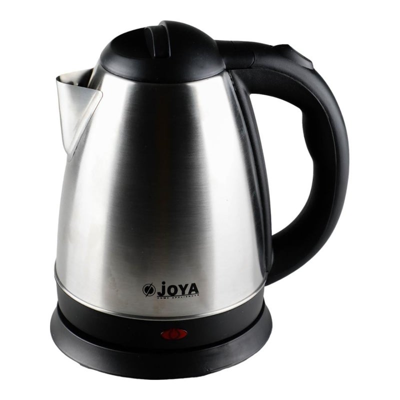 JOYA Electric Kettle 1.8 Liter Silver Black Color - Stainless Steel Water Boiler with Auto Shut-Off, Premium Kitchen Appliance for Home Use - Image 3