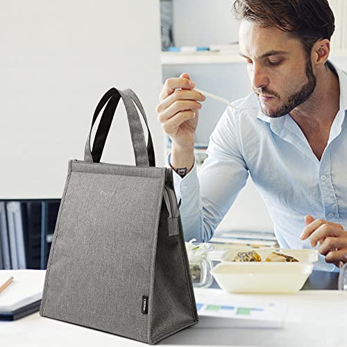iriviel Insulated Lunch Bag for Women - Lunch Tote Bag Lunch Tote for Men Large Insulated Lunch Bag with Zipper Lunch Box for Women Lunch Sacks Reusable Insulated Lunch Bag - Image 3
