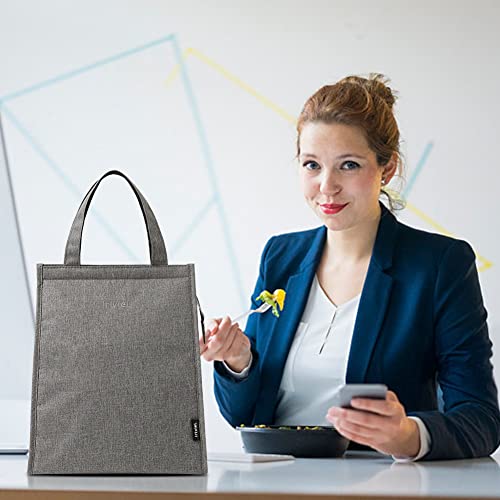 iriviel Insulated Lunch Bag for Women - Lunch Tote Bag Lunch Tote for Men Large Insulated Lunch Bag with Zipper Lunch Box for Women Lunch Sacks Reusable Insulated Lunch Bag - Image 5