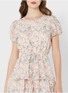 In the style Floral Tiered Frill Side  - Image 3
