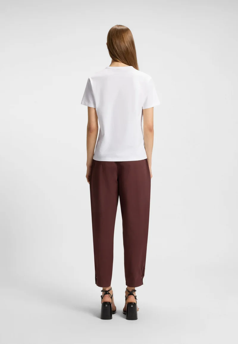 هوجو تيشيرت قطن جيرسيه برسومات شعار