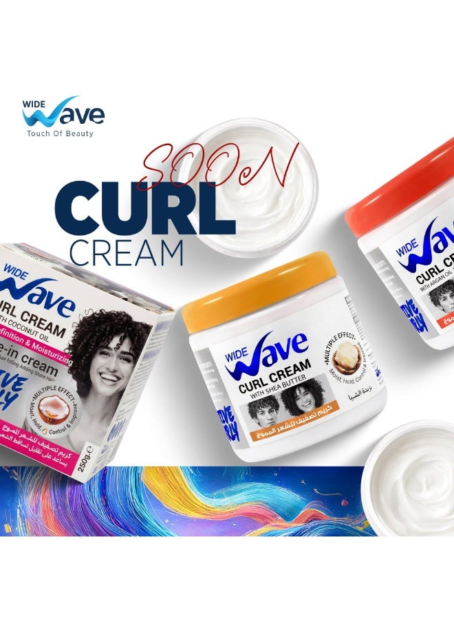 Wide Wave Leave In Curl Cream With Argan Oil & Almond Oil 250GM - Image 4