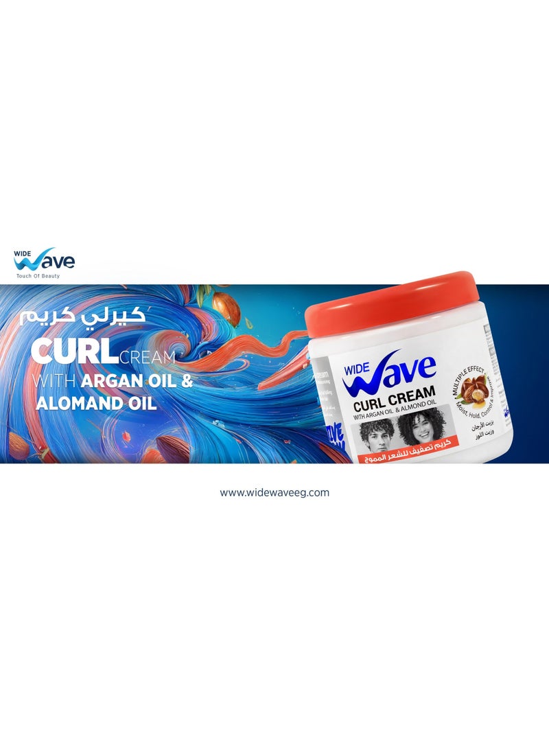 Wide Wave Leave In Curl Cream With Argan Oil & Almond Oil 250GM - Image 5