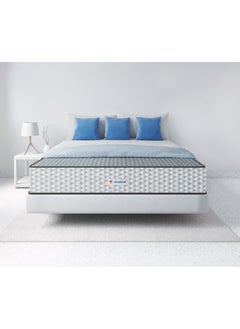 Sleepwell Dual Pro Profiled Foam 10 Night Trial Reversible California King Bed Size Gentle And Firm Triple Layered Anti Sag Foam Mattress White 200x190x25 cm  - Image 1