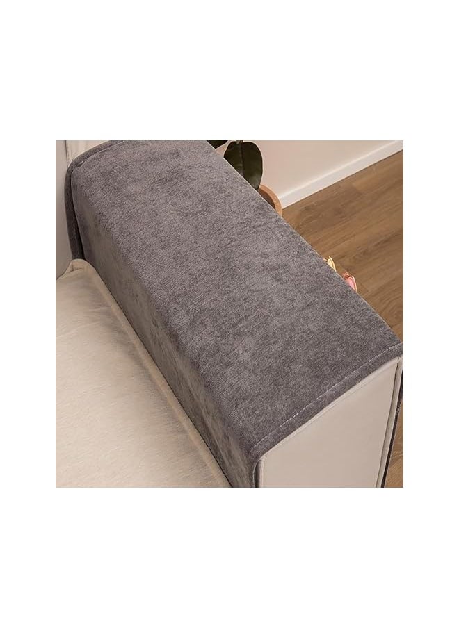 The Bros Luxurious Anti-Slip Couch Sofa Armrest Organizer, Chair Bedside Storage Pocket With 3 Side Pockets, Universal Couch Armchair Caddy Storage Bag For TV Remote Control Magazines Glasses (Deep Grey)  - Image 3