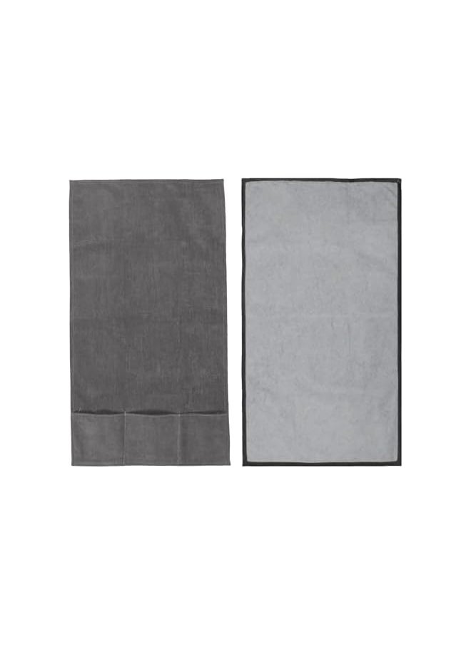 The Bros Luxurious Anti-Slip Couch Sofa Armrest Organizer, Chair Bedside Storage Pocket With 3 Side Pockets, Universal Couch Armchair Caddy Storage Bag For TV Remote Control Magazines Glasses (Deep Grey)  - Image 5