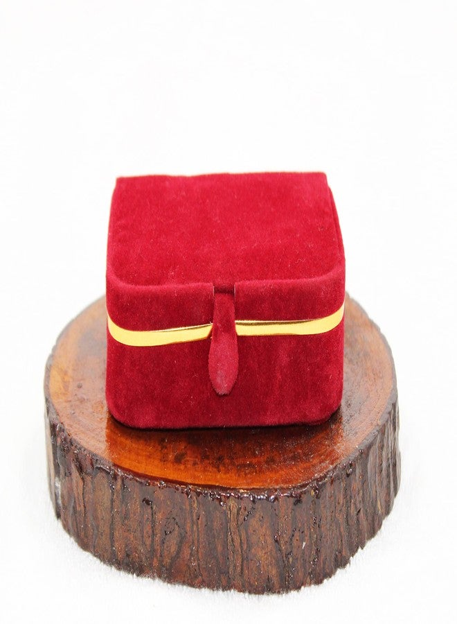 LUCES Combo Pink 2 Bangle Chain Necklace Jewelry Pouch with Cream Ring Earring Box Satin Wardrobe Organizer Jewellery Vanity Box - Image 5