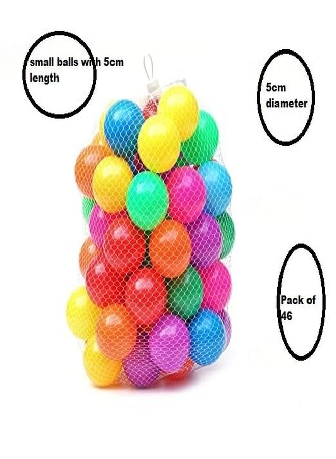 advancedestore 5CM Baby Balls for Pool Pit/Ocean Ball Without Sharp Edges Soft Balls for Toddler Baby Play Tents & Tunnels Indoor (Multicolour, Pack of 46) - Image 5
