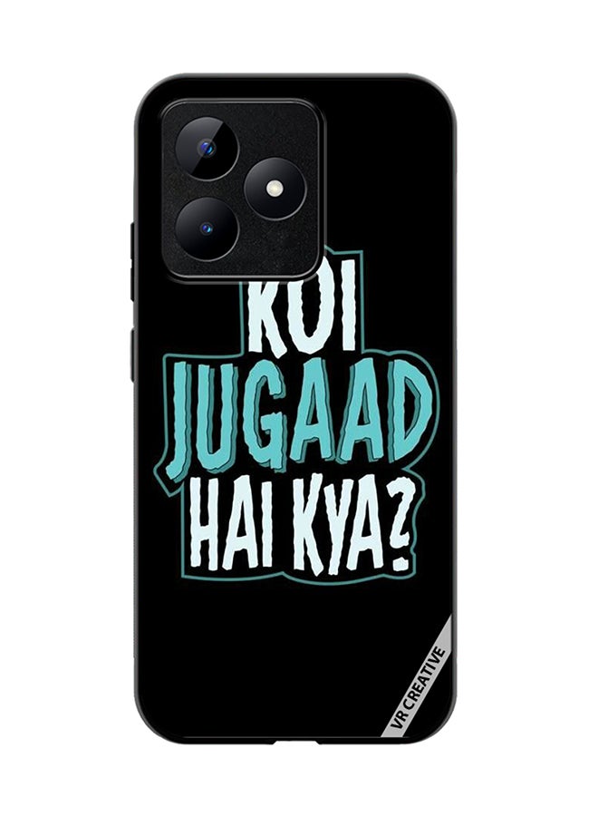VR CREATIVE Protective Case Cover For Realme C53 Koi Jugaad Hai Kya Design Multicolour - Image 1