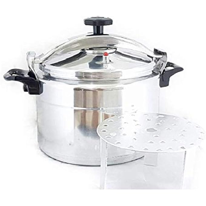 Aluminium Pressure Cooker With Rack 135L