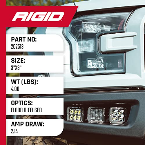 RIGID INDUSTRIES - D-Series PRO Diffused Beam, Pair, Universal, 2-Pack - Image 5