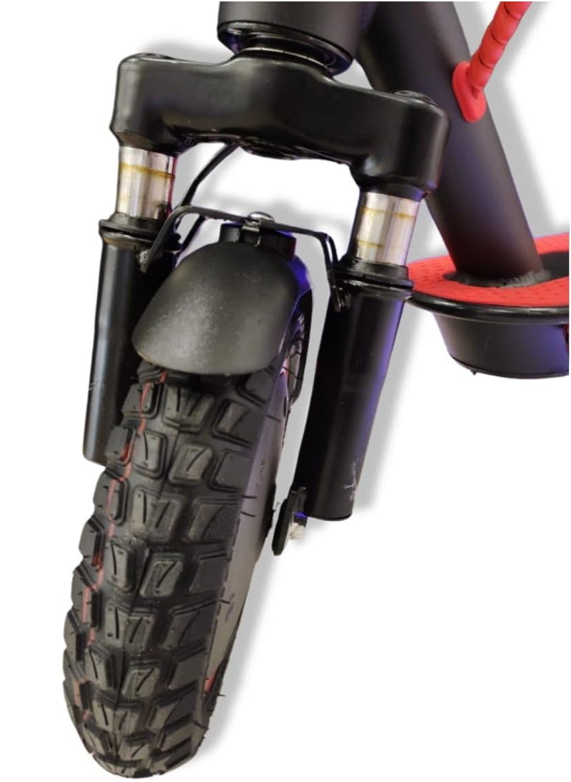 Winner Sky Electric Scooter Speed 35 Km Front Side Suspension Motor 350W with Bluetooth and Light Black  - Image 3