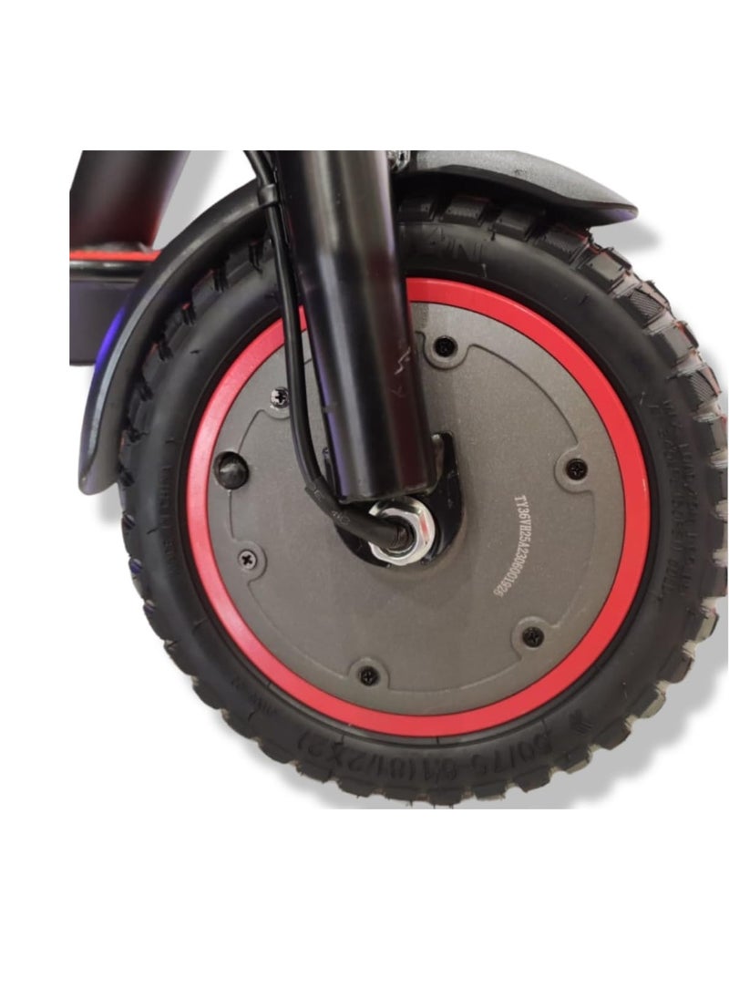 Winner Sky Electric Scooter Speed 35 Km Front Side Suspension Motor 350W with Bluetooth and Light Black  - Image 4
