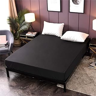 NTBED Waterproof Mattress Protector Cover King Size Deep Pocket Polyester Bed Cover Solid Color Fitted Sheet (80Ã¢â‚¬Â - Image 1