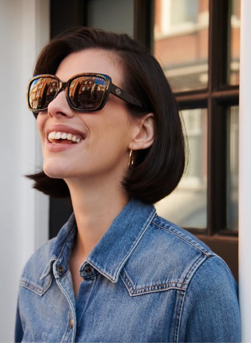 Radley RDS-6517 Women Wrap Polarized Sunglasses Black 57 mm - Image 4