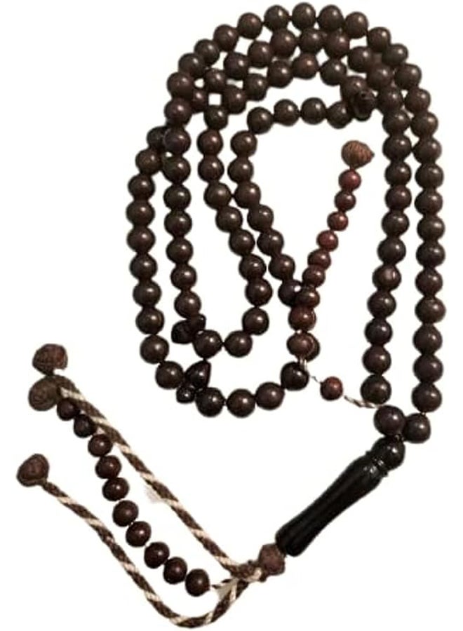 Real Natural Kook Tree (Dark Brown Color) 99 Beads Rosary