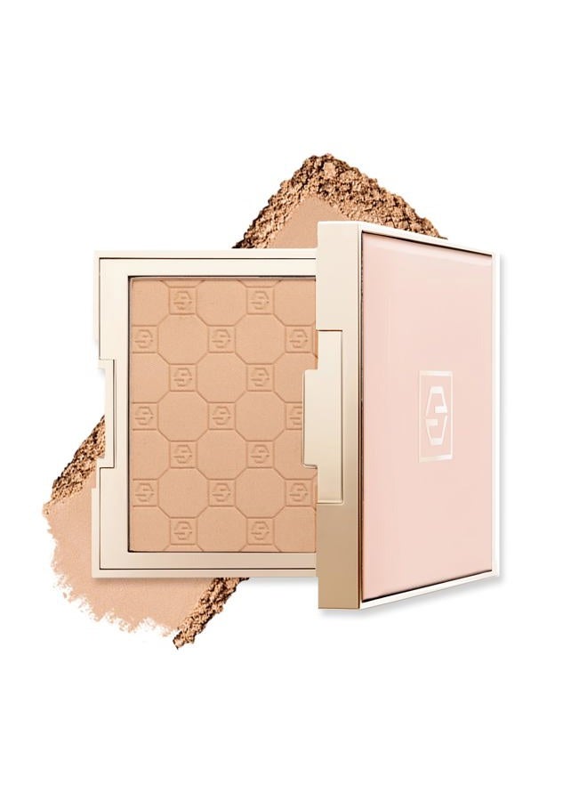 Jouer Soft Focus Hydrate & Setting Powder - Pressed Powder with Matte Finish - Blurring Powder for Fine Lines and Pores - Set Face Makeup Foundation or Concealer - Light - Image 1