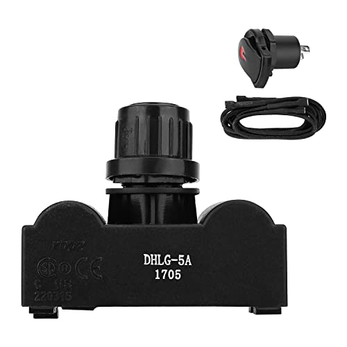 DcYourHome G515-0030-W2 Electronic Ignition Module for Universal Charbroil Grill 5 Burner Igniter, DHLG-5A Igniter for Charbroil Grill Replacement Parts and More, Ignition Module-5 Outlets and Switch/Off Button - Image 1