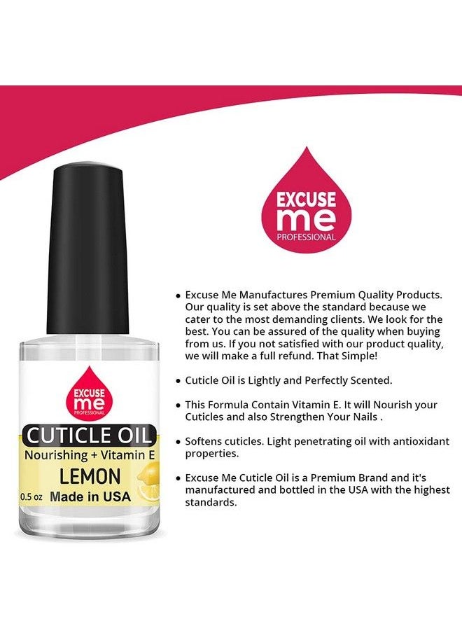 Professional Cuticle Oil Nourishing 0.5 Oz Helps All Cracked Nails And Rigid Cuticles. (Lemon) - pzsku/Z8A23FC7461C9CC130E7EZ/45/_/1683269050/4bc20a44-be9b-40e1-b898-3844cf3eaa21