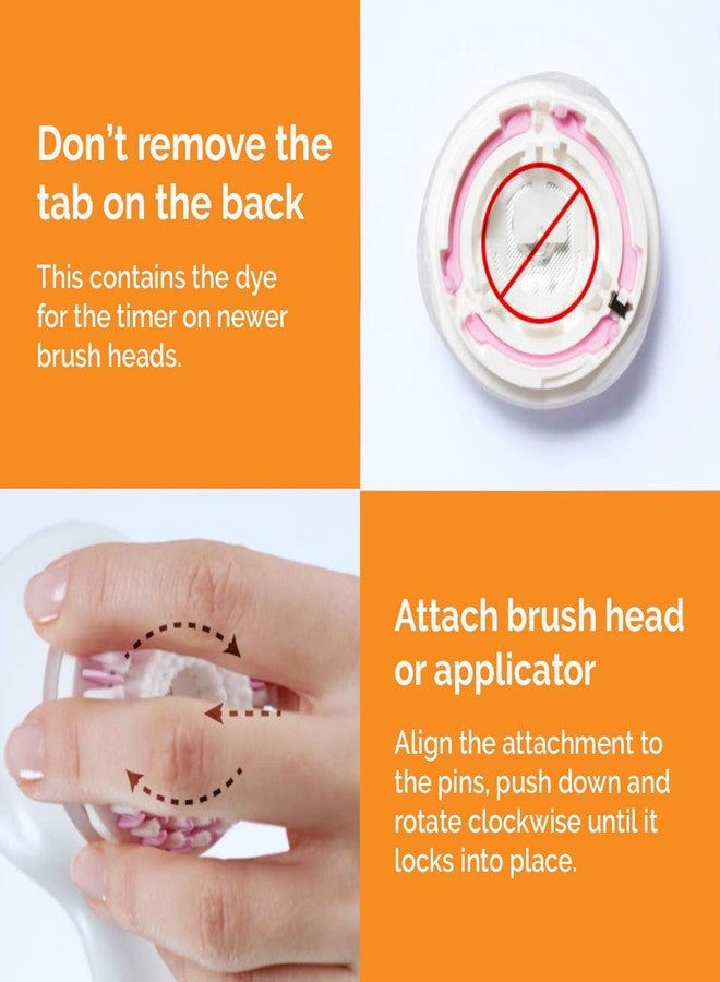 Clarisonic رأس فرشاة تنظيف الوجه كلاريسونيك راديانس البديل | متوافق مع ميا 1، ميا 2، ميا فيت، ألفا فيت، سمارت بروفايل أبليفت وألفا فيت إكس، عبوة من 1 - Image 4