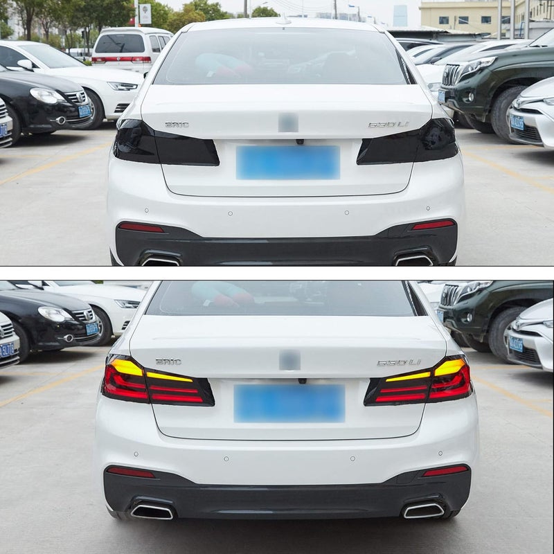 TOMALL فيلم فينيل أسود داكن من TOMALL لاضواء السيارات - Image 5