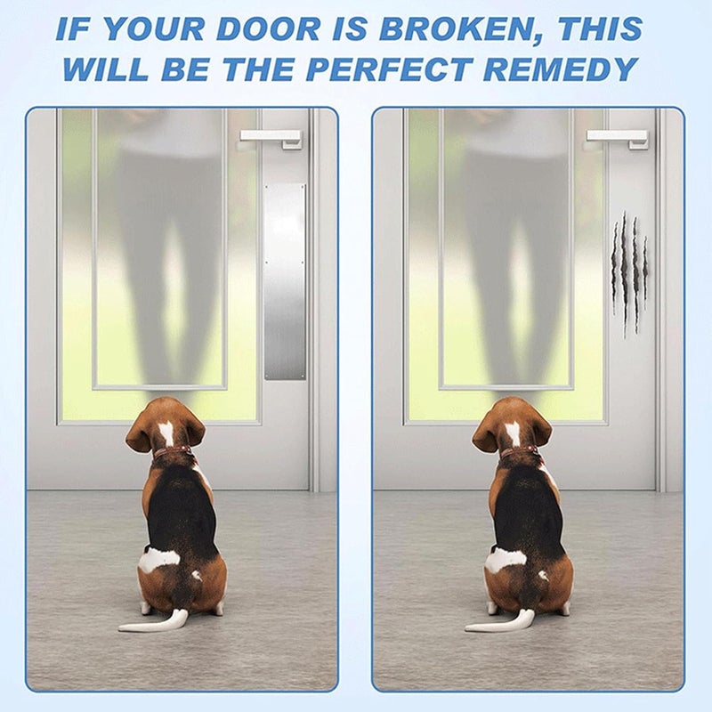 Fabater Door Kick Plate, 15.7x3.9inch 1 Pair Stainless Steel Doors Plate, Screw Mount Kickplates for Bottom of Doors, Door Protector for Dog Scratching, Brushed Finish - Image 4