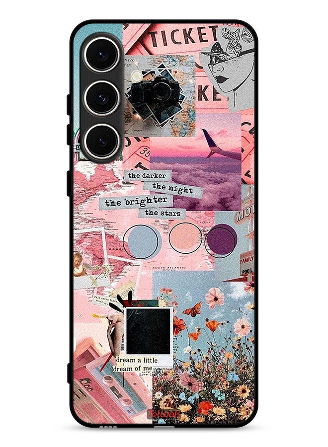 Tolwak Samsung Galaxy S24 FE 5G Protective Case Cover The Darker The Night The Brighter The Stars - Image 1