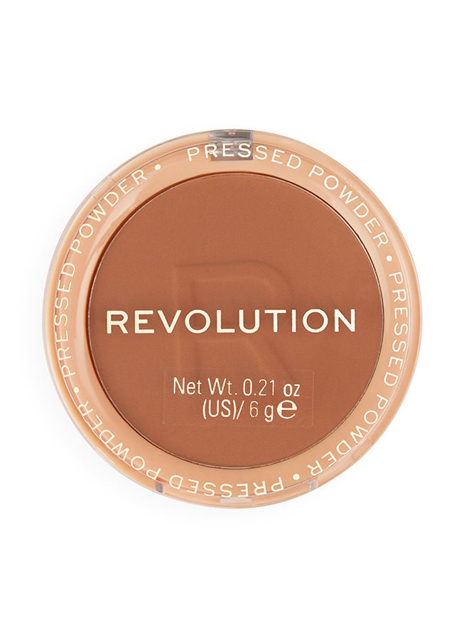 REVOLUTION Makeup Revolution Reloaded Pressed Powder Tan - Image 2