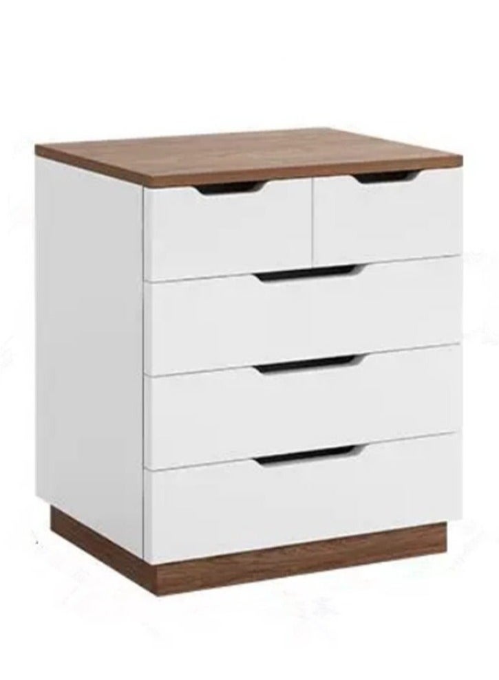 GoldenLike NightStand,Bedside Tables with Storage Shelf and Drawer,Modern End Table Side Table,Bedroom Storage Cabinet,Wood Night Stand Sofa Side Table for Living Room Bedroom(40*60*68CM) - Image 2