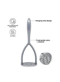 Fissman Potato Masher Mauris Grey 29cm Nylon And Silicone  - Image 3