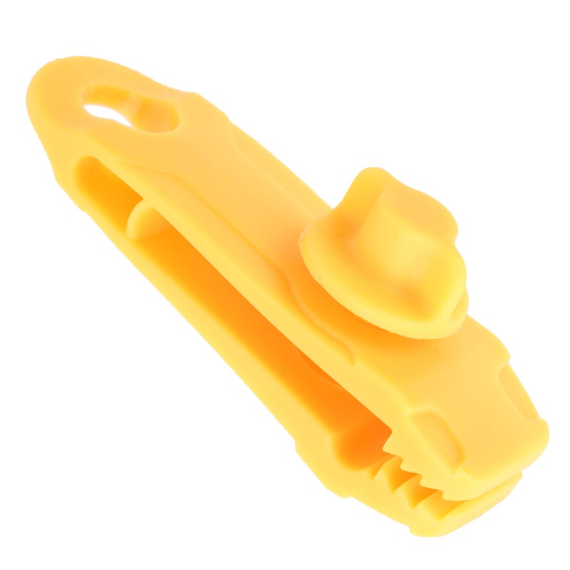 Outdoor Tent Canopy Windproof Clip Fixed Buckle Awning Locking Nylon Clamp Yellow - Image 4