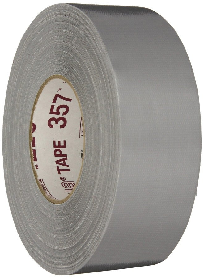 Nashua 357 Polyethylene Coated Cloth Premium Grade Duct Tape, 13 mil Thick, 55 m Length, 48 mm Width, Silver