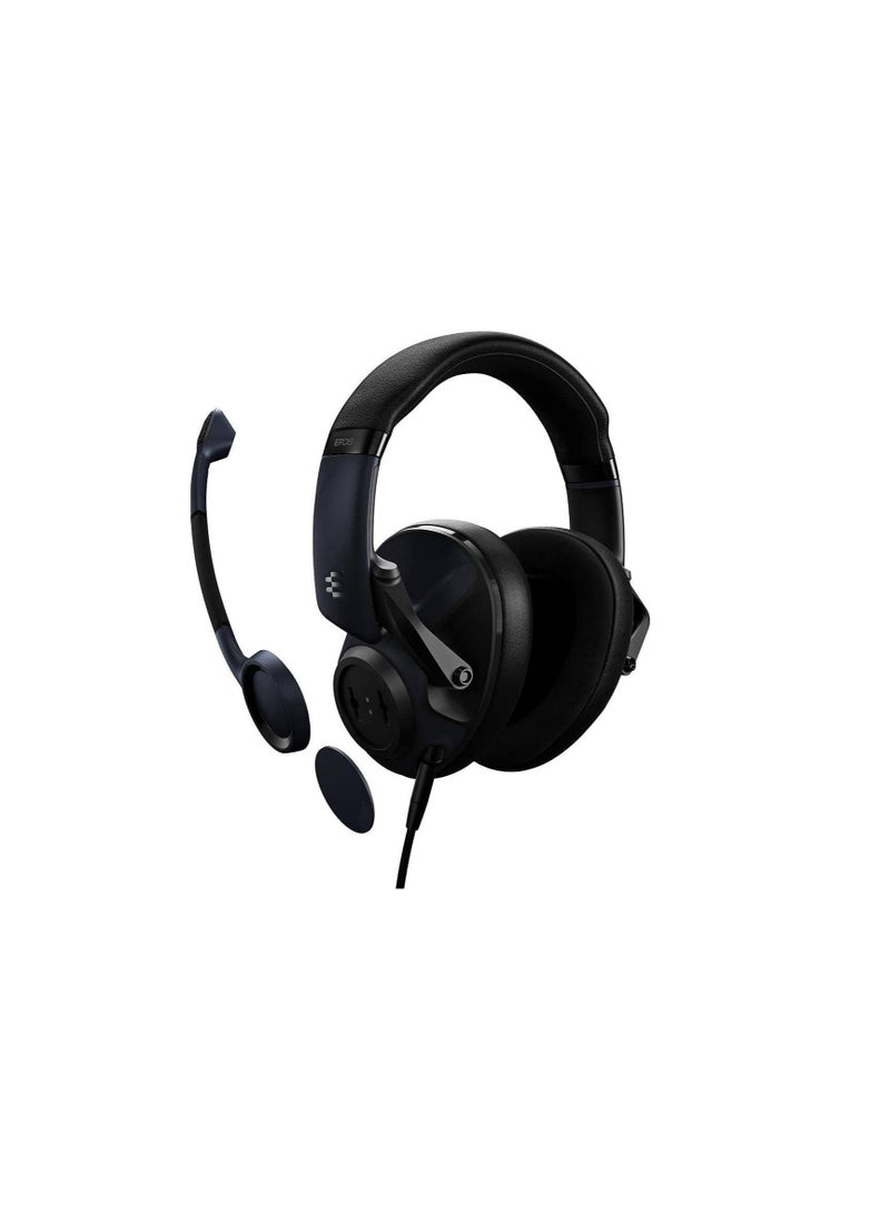 EPOS Epos H6 Pro Closed Acoustic Wired Gaming Headset, Sebring Black  - Image 4